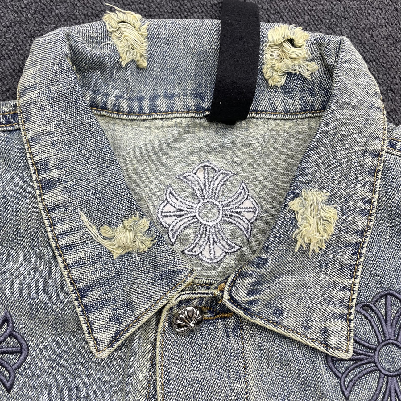 Chrome Hearts Patch Cross Denim (6) - www.newkick.vip